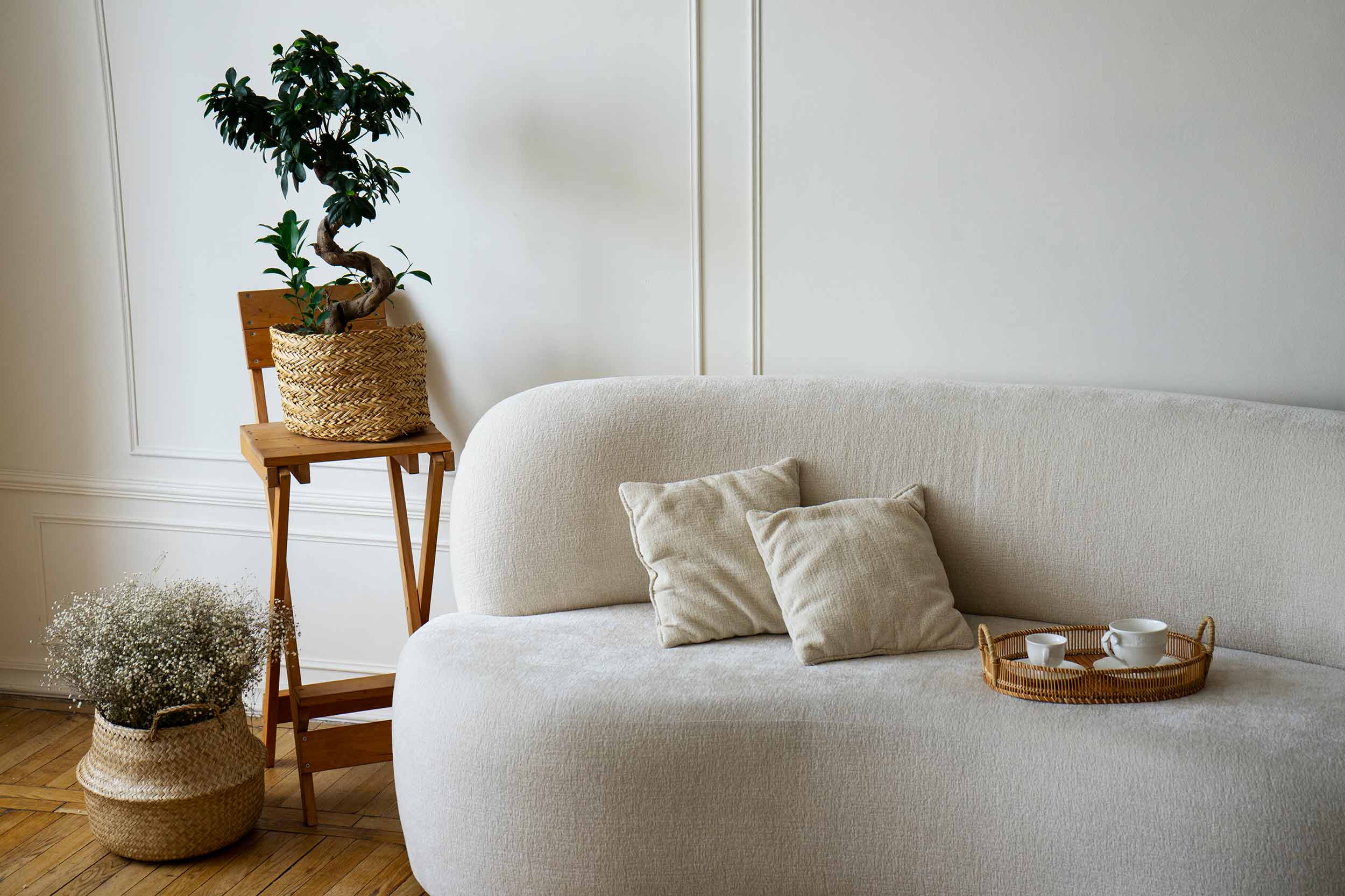 Skandinavisk inredning soffa